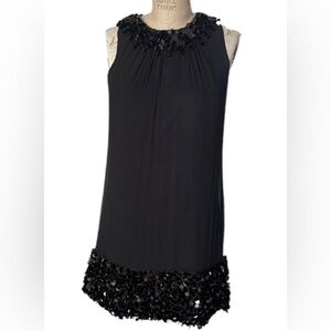 Betsey Johnson Sequin Evening Sleeveless mini dress sz 2